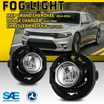 Pair Front Bumper Fog Lights Clear For 2014-2021 Jeep Grand Cherokee Lamps. Fixed Price $51.99.