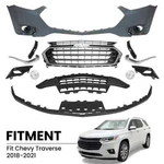 For 2018-2021 Chevy Chevrolet Traverse Front Bumper Cover Grille Assembly Kit. Fixed Price $335.99.