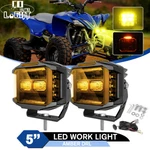 Colight 2PCS 5" Led Work Lights For Raptor 700 125 250 Banshee 350 Yfz Utv Atv. Fixed Price $144.29.