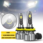 Auxito H11 H9 H8 Led Headlight Bulb Low Beam Fog 6500K White 7000LM 70W 2*. Fixed Price $21.99.