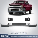 Front Bumper Air Deflector For 2015-2019 Chevy Silverado 2500HD W/foglight Cover. Fixed Price $169.00.