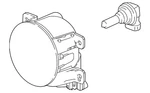Genuine Honda Fog Lamp Assembly 33900-T6Z-A01. Fixed Price $70.22.