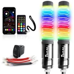 Tavaray 2PCS 1FT Cob Fat Whip Lights, App & Remote Control Led Fo.... Fixed Price $137.51.