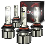 Laxmas 9005 9006 Led Bulbs Combo Kit, 6X 36,000LM Ultra Brightness, 6500K Coo.... Fixed Price $68.42.