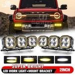 2021-2022 2023 Ford Bronco Front Bumper Led Fog Light Lamp 240W Combo Kit. Fixed Price $103.99.