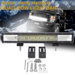 Quad Row 20 Inch 1440W Led Spot Flood Combo Light Bar 6000K For Suv Utv Atv Car. Fixed Price $59.95.