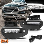For 19-24 Ram 1500 Clear Lens Led Drl Bar Front Driving Fog Lights Lamp W/switch. Fixed Price $79.88.