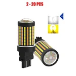 3157 Led Turn Signal Parking Light Drl Bulb White Yellow Dual Color 2-20X Auxito. Fixed Price $161.40.