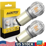 Auxito 2X 1157 7528 Led Turn Signal Blinker Sidemarker Light Bulbs Amber Bright. Fixed Price $16.14.