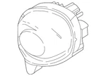 Genuine Mazda Fog Light B63B-51-680B. Fixed Price $238.69.