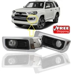 For 14 21 Toyota 4RUNNER Limited Fog Lamp Light And Bezel With Bulbs Side. Fixed Price $81.00.