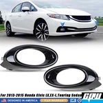 Fog Light Bezel Covers For 2013-2015 Honda Civic Lx,ex-l,touring Sedan. Fixed Price $31.99.