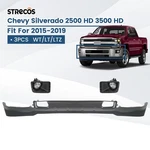 Front Lower Bumper Cover Kit For 2015-2018 2019 Chevy Silverado 2500HD 3500HD. Fixed Price $164.00.