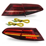 Customized MK7.5 Style Red Clear Full Led Taillights For 14-20 Vw Golf / Gti. Fixed Price $249.99.