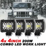 4X 4INCH Led Work Light Bar 4WD Offroad Spot Pods Fog Atv Suv Truck Driving Lamp. Fixed Price $25.34.