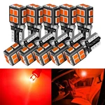 10X Auxito T10 168 194 2825 Auto Car Led Third 3RD Brake Light Bulb Pure Red Smd. Fixed Price $15.19.