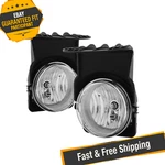 Spyder 5020857 Clear Oem Fog Lights W/o Switch For 2003-2006 Gmc Sierra. Fixed Price $69.82.