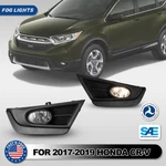 For 2017-2019 Honda Cr-v Pair Fog Lights Driving Lamps Clear W/wiring Switch Kit. Fixed Price $72.99.