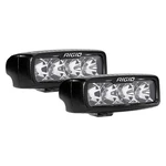 Rigid 905213 Sr-q Series Led Light Pod Single Row Spot Projection Pair X2. Fixed Price $399.99.