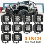 3" Inch Led Work Cube Pods Driving Fog Spot Flood Lights For Jeep 3X3 Suv. Fixed Price $72.18.