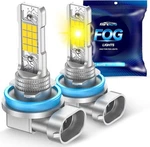 Marsauto H16 H11 H8 Led Fog Light Bulb Yellow, 12,000 Lumens 3500K Amber Yell.... Fixed Price $25.14.