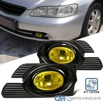 Fit 01-02 Honda Accord 4DR Sedan Yellow Fog Lights Bumper Lamp+switch+wiring Kit. Fixed Price $47.95.