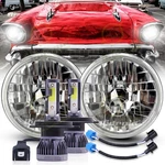 Pair 7" Inch Round Headlights Hi/lo Sealed Beam For Chevy Bel 1955-1957. Fixed Price $39.99.