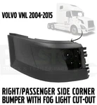 Volvo Vnl 04-15 Corner Bumper Passenger Right Side With Fog Light Cut-out. Fixed Price $149.99.