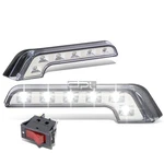 Universal Chrome Housing Grille Led Fog/accent Lights+switch+wiring Easy Install. Fixed Price $7.99.