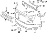 Genuine Ford Fog Light Trim JL1Z-15A245-AA. Fixed Price $68.98.