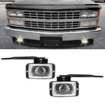 Fog Lights Halogen Chrome For Chevrolet C1500 C2500 K1500 K2500 1988-1999 2000. Fixed Price $30.80.
