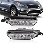 Pair Fog Daytime Running Light Lamp Clear For Infiniti QX50 2016 2017 Lh+rh. Fixed Price $135.45.