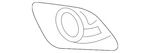 Genuine Mitsubishi Fog Lamp Bezel 8321A862. Fixed Price $24.10.