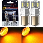 Led 15W 1156 Orange Amber Two Bulb Headlight Cornering Turn Replacement Stock Oe. Fixed Price $27.00.