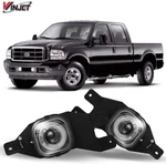 Winjet R/l Halo Projector Fog Lights W/ Brackets Fits 1999-2004 Ford F-series. Fixed Price $81.95.