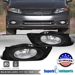 Fits 2012 Honda Civic Fog Lamp Sedan 4DR Front Bumper Lights H11 Bulbs+switch. Fixed Price $39.98.