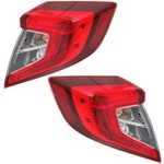 Outer Tail Light Set For Honda Civic 2016-2021 Japan Built Sedan Halogen Capa. Fixed Price $148.84.
