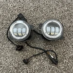 Xprite 4" Bumper Led Fog Driving Lights Jeep Wrangler Jk White Halo Ring. Fixed Price $32.00.