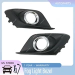 Pair Front Bumper Fog Light Grille Cover Trim Cap For Mazda 3 Axela 2014-2016. Fixed Price $26.59.