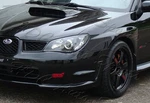 For 2006-2007 Subaru Impreza Wrx Sti Black Fog Light Lamp Bumper Bezel Cover Cap. Fixed Price $34.99.