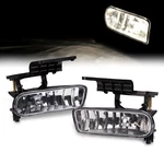 Fit For 99-02 Chevy Silverado 00-06 Suburban Tahoe Lens Bumper Fog Light Lamp. Fixed Price $20.30.