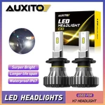 Auxito B3 White Led H7 Headlight Bulbs Plug & Play Lamp High Low Beam 2PCS. Fixed Price $29.99.