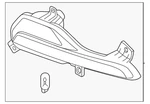 Genuine Kia Backup Lamp Assembly 92405-R5000. Fixed Price $91.52.