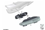 Mini Left Passenger Ns Reverse Brake Fog Light & Bulb Holder New 7255921 7297418. Fixed Price $137.75.