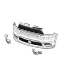 Genuine Mopar Front Fog Lamp Left 68275511AC. Fixed Price $333.20.
