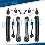 10PC Front Upper Lower Control Arms + Sway Bars For 1997-2006 Jeep Wrangler Tj. Fixed Price $133.11.