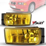 Pair Fog Lights For 1992-1999 Bmw 318IS/318I W/ E36 Yellow Glass Lens. Fixed Price $39.99.