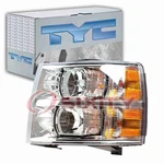 Tyc Left Headlight Assembly For 2007-2013 Chevrolet Silverado 2500 Tk. Fixed Price $117.32.