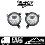 Vision 7" Vx Led Headlights Chrome Clear For 18-24 Jeep Wrangler Jl Gladiator. Fixed Price $909.99.