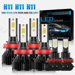 Aqj 6X H11 Led Headlight & Fog Bulbs Combo Kit White For Nissan Sentra 2013-2023. Fixed Price $36.99.
